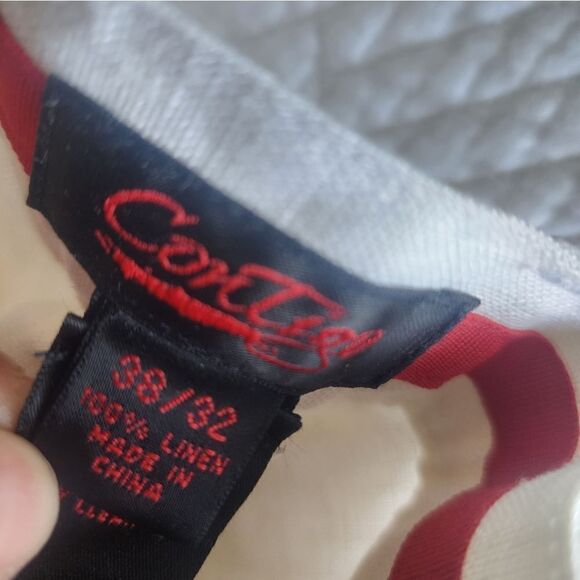 Contigo 100% linen cargo style casual coastal pants - Picture 10 of 14